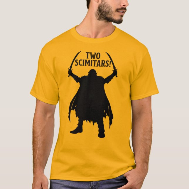 Two Scimitars T-Shirt (Front)