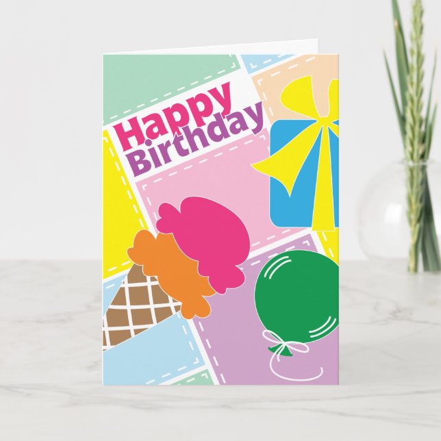 Two Scoops are Better Than One! - Birthday Card (Front)