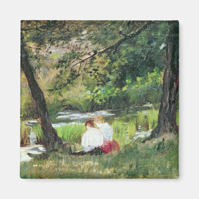 Two Seated Women Magnet (Front)