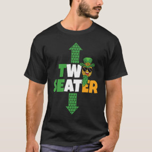 Two Seater St Patricks Day Upside Down Pineapple S T-Shirt