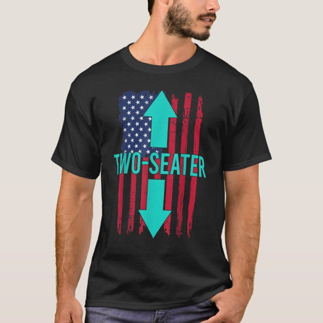 Two Seater  Two Seater  2 Seater  Two Seater T-Shirt (Front)