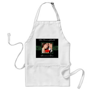 Two Shall Become One Bride's Photo Apron