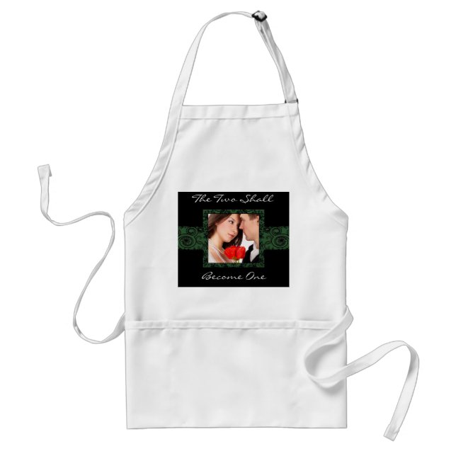 Two Shall Become One Bride's Photo Apron (Front)