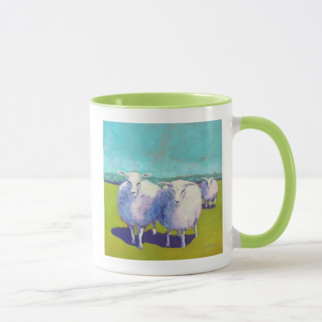 Two Sheep In Field Mug (Right)