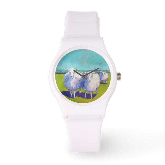 Two Sheep In Field Watch (Front)