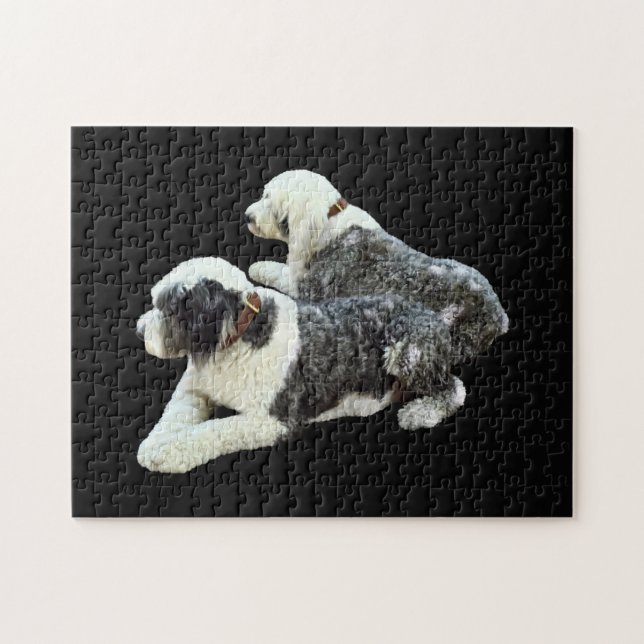 Two Sheepdogs Jigsaw Puzzle (Horizontal)