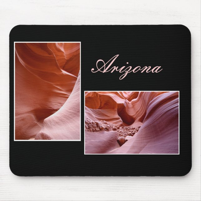 two shots from Antelope canyon Mouse Pad (Front)