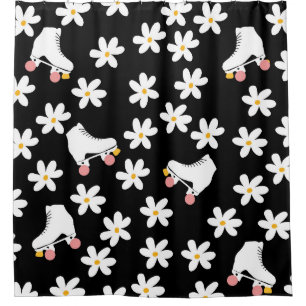 Two Side Roller Skates Floral Skater Gift