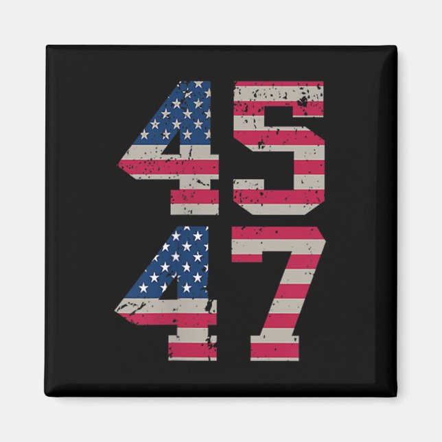 ( Two Sided) 45 47 Trump Better Coverage Than 5g T Magnet (Front)