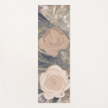 Two-Sided Botanical Print Yoga Mat (customizable)
