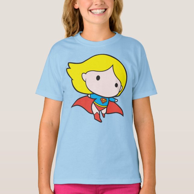 Two-Sided Chibi Supergirl T-Shirt (Front)