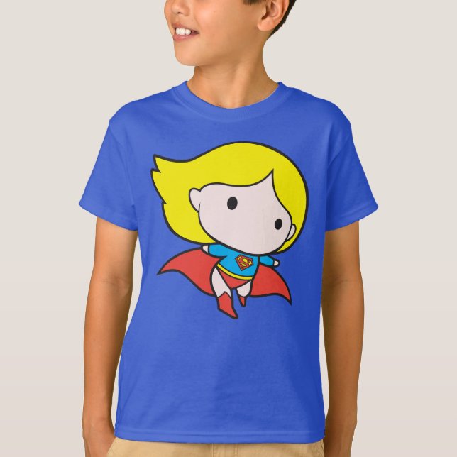 Two-Sided Chibi Supergirl T-Shirt (Front)