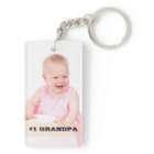 Two Sided Custom Photo #1 GRANDPA Grandfather Gift