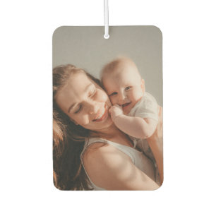 Two-sided custom photo car air freshener