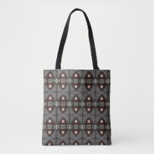 Two-sided Fijian Tapa Cloth Tote