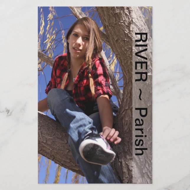 Two-sided Headshot Comp Card Model/Actor Template (Front)