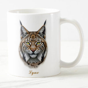 Two-Sided Lynx Coffee Mug Design