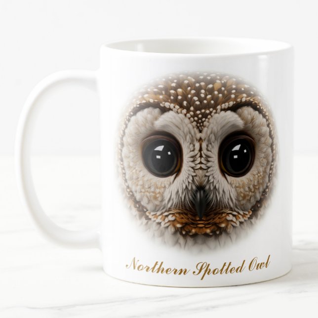 Two-Sided Northern Spotted Owl Coffee Mug Design (Creator Uploaded)