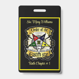 Two Sided OES Badge
