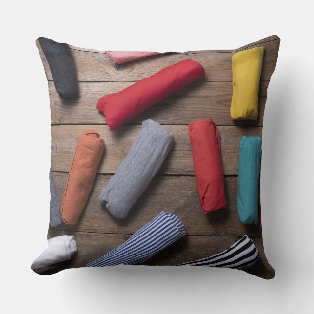 Two-Sided Photo Personalized Throw Pillow (Front)