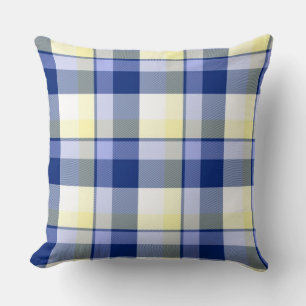 Two Sided Tartan Plaid Design Cushion