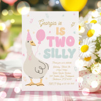 Two Silly Goose 2nd Birthday Party Spring Birthday