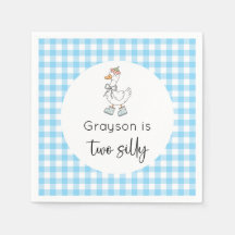 Two Silly Goose Blue Birthday