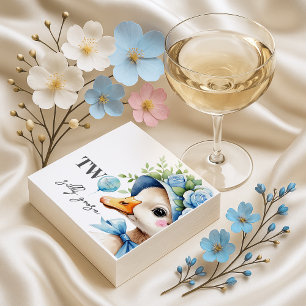 Two Silly Goose Boy Birthday  Napkin