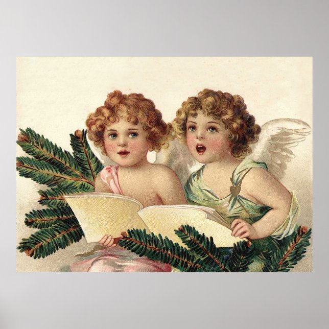 Two Singing Angels Poster (Front)