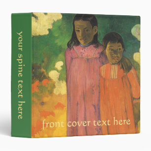 Two Sisters by Paul Gauguin, Vintage Fine Art Binder