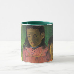 Two Sisters by Paul Gauguin, Vintage Fine Art Mug