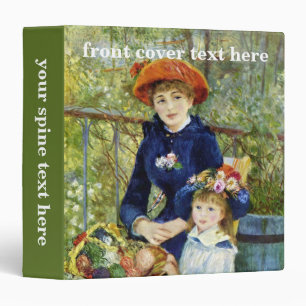 Two Sisters (On the Terrace) By Pierre Renoir Binder
