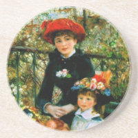 Two Sisters On the Terrace by Renoir