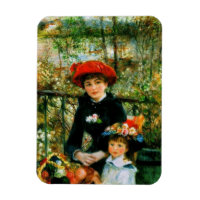 Two Sisters On the Terrace by Renoir