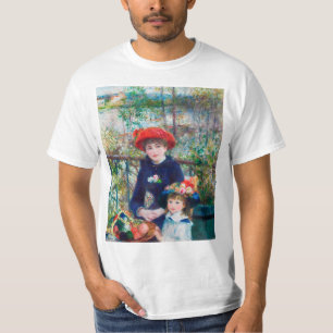 Two Sisters (On the Terrace) Pierre Auguste Renoir T-Shirt
