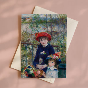 Two Sisters (On the Terrace) Renoir Card