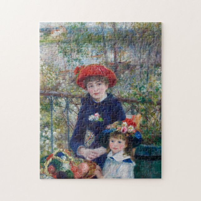 Two Sisters (On the Terrace) | Renoir Jigsaw Puzzle (Vertical)