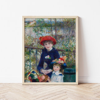 Two Sisters (On the Terrace) | Renoir Poster