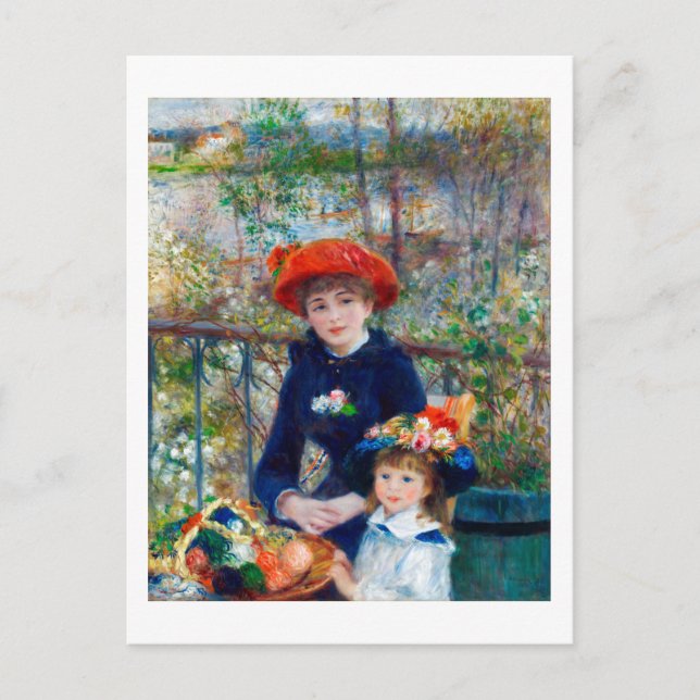 Two Sisters, Renoir Postcard (Front)