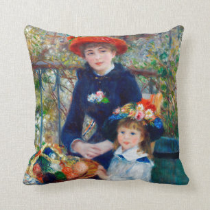Two Sisters, Renoir Throw Pillow