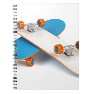 Two skateboards notebook