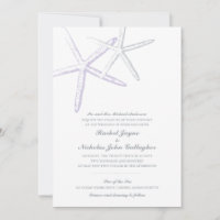 Two Skinny Starfish Lilac Grey | Wedding