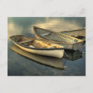 Two small boats in Peggy's Cove - Postcard