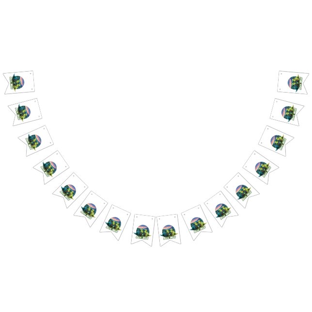 Two small diners - Born Wild Bunting Flags (All)