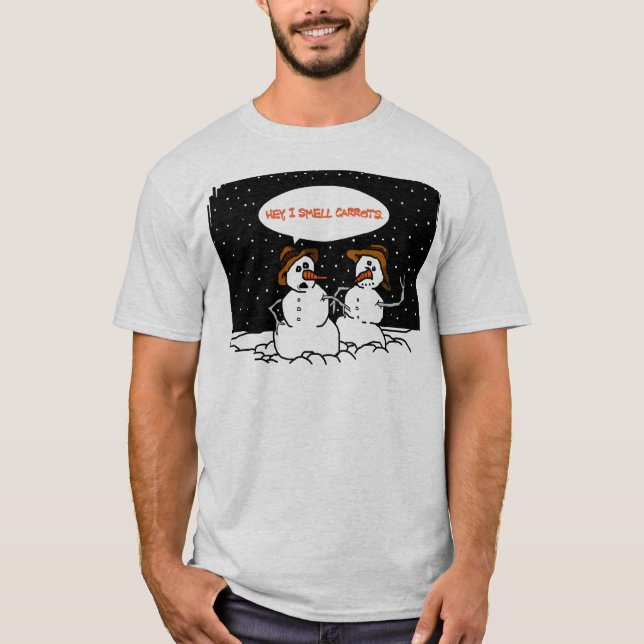 TWO SNOWMEN T-Shirt (Front)