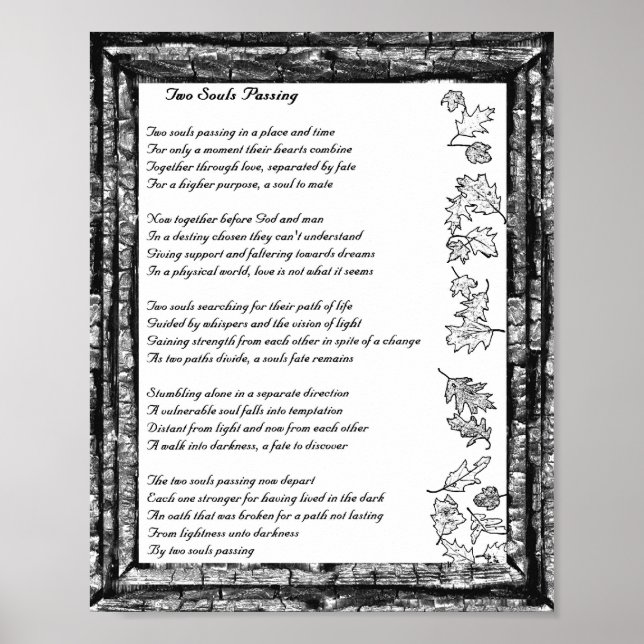 Two Soul Passing Poster (Front)