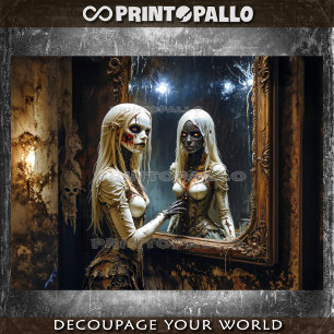 Two souls, one mirror. Are you my sister?  Tissue Paper