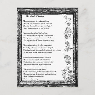 Two Souls Passing Postcard