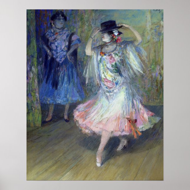 Two Spanish Dancers, 1852 Poster (Front)