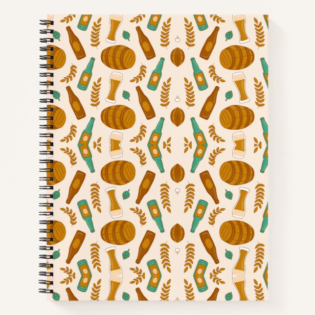 Two spiral-bound notebooks with a playful  (Front)